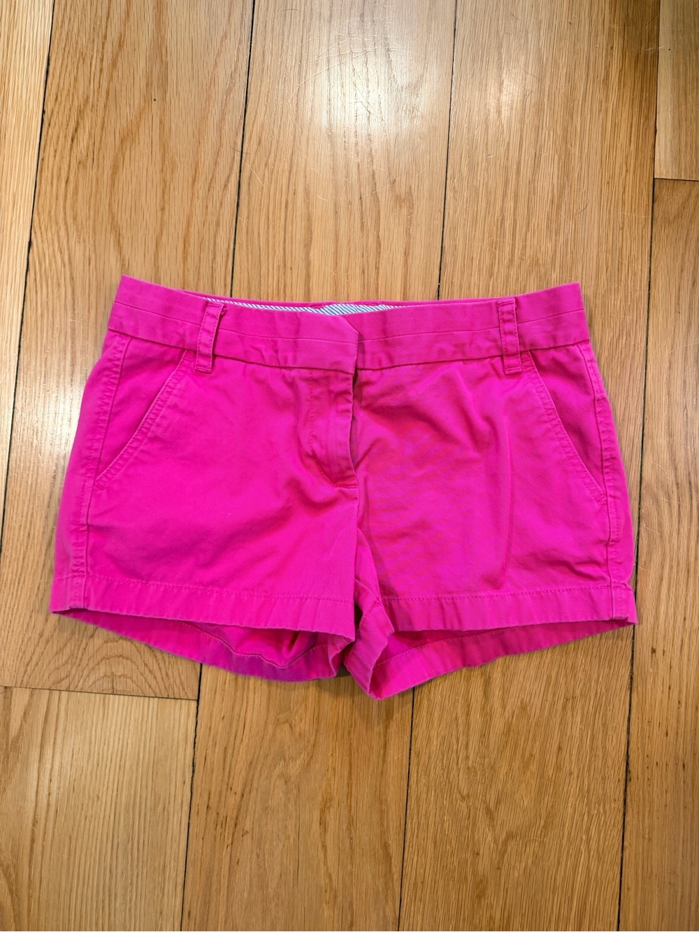 J. Crew Factory Hot Pink Chino Broken In Women's Shorts 6